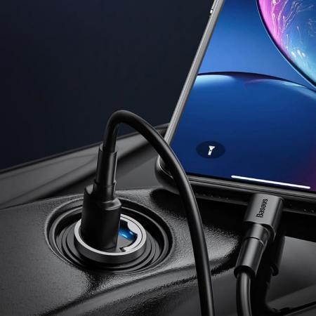Автомобильная зарядка в прикуриватель быстрая Baseus Tiny Star Mini Quick Charge 30W VCHXXU QC 3.0 (VCHX-A0G) Черный Автомобильная зарядка в прикуриватель быстрая Baseus Tiny Star Mini Quick Charge 30W VCHXXU QC 3.0 (VCHX-A0G) Черный