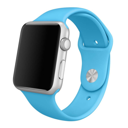 Силиконовый ремешок для Apple Watch 42/49 мм Silicone Case Синий Силиконовый ремешок для Apple Watch 42/49 мм Silicone Case Синий