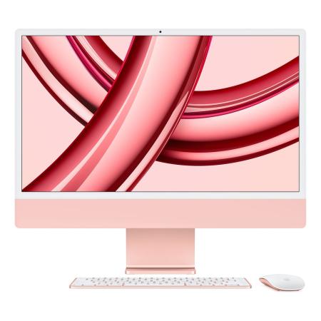 Apple iMac 24" (M3, 8C CPU, 8C GPU, 2023) Retina 4,5K, 8Gb, 256Gb SSD (MQRD3) Pink, розовый Apple iMac 24" (M3, 8C CPU, 8C GPU, 2023) Retina 4,5K, 8Gb, 256Gb SSD (MQRD3) Pink, розовый