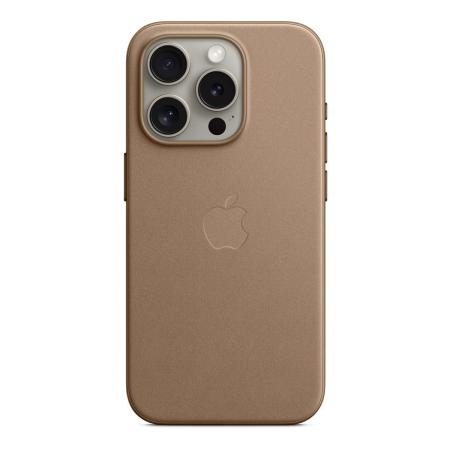 Чехол FineWoven Case для Apple iPhone 15 Pro с MagSafe Taupe, бежевый Чехол FineWoven Case для Apple iPhone 15 Pro с MagSafe Taupe, бежевый