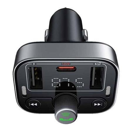 Автомобильное зарядное устройство/FM-модулятор/трансмиттер Baseus S-09 Pro Series Car FM Transmitter (C10762200113-00) Черный Автомобильное зарядное устройство/FM-модулятор/трансмиттер Baseus S-09 Pro Series Car FM Transmitter (C10762200113-00) Черный