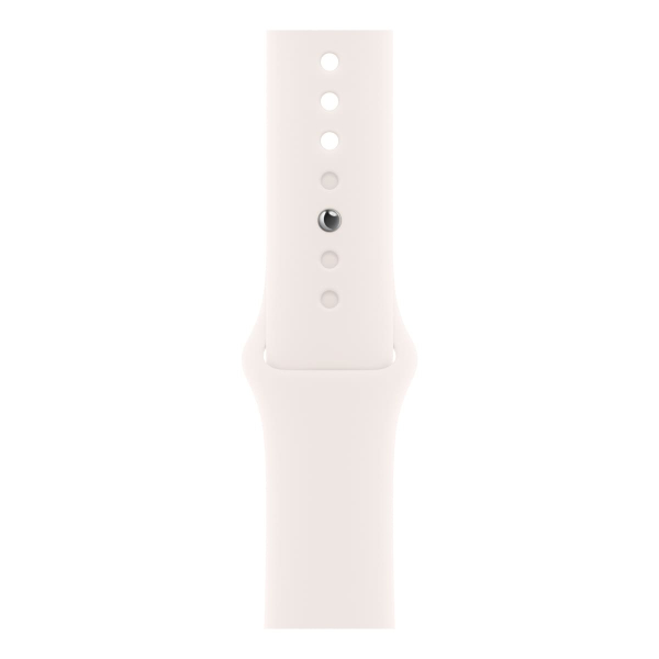 Apple Watch Series 10, 46 мм корпус из алюминия цвета «Rose Gold», ремешок Sport Band размера S/M цвета «Light Blush» Apple Watch Series 10, 46 мм корпус из алюминия цвета «Rose Gold», ремешок Sport Band размера S/M цвета «Light Blush»