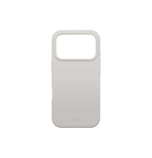Чехол для iPhone 17 Pro с MagSafe UNIQ LINO (IP6.3P(2025)-LINOMMGRY) Mist Grey, серый