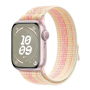 Apple Watch Series 9, 41 мм корпус из алюминия цвета «Pink», ремешок Nike Sport Loop цвета «Starlight/Pink»