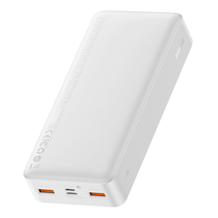 Внешний аккумулятор Baseus Bipow Digital Display Power bank 20000mAh 20W White Внешний аккумулятор Baseus Bipow Digital Display Power bank 20000mAh 20W White