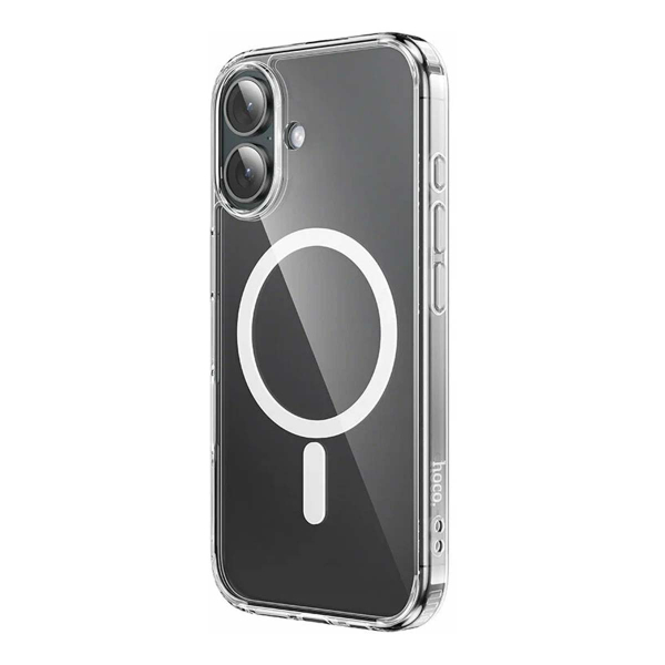 Чехол для Apple iPhone 17 hoco Magnetic Smartphone CASE Прозрачный