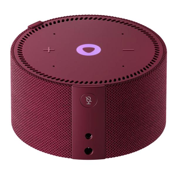 Умная колонка Яндекс Станция Мини (с часами) Красный гранат