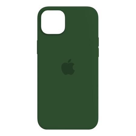 Чехол Silicone Case для Apple iPhone 15 Plus Темно-зеленый Чехол Silicone Case для Apple iPhone 15 Plus Темно-зеленый