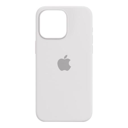 Чехол Silicone Case для Apple iPhone 15 Pro Max с MagSafe White, белый Чехол Silicone Case для Apple iPhone 15 Pro Max с MagSafe White, белый