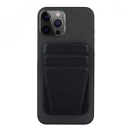 Магнитный бумажник с функцией стенда UNIQ LYFT Magnetic (MGSNAPONCH-LYFTBLK) Черный Магнитный бумажник с функцией стенда UNIQ LYFT Magnetic (MGSNAPONCH-LYFTBLK) Черный