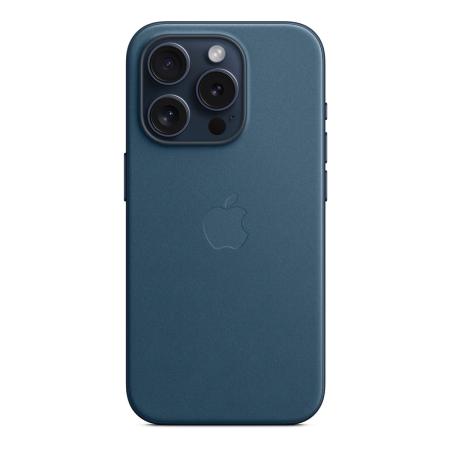 Чехол FineWoven Case для Apple iPhone 15 Pro с MagSafe Pacific Blue, синий Чехол FineWoven Case для Apple iPhone 15 Pro с MagSafe Pacific Blue, синий