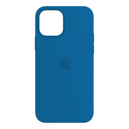 Чехол Silicone Case для Apple iPhone 12/12 Pro Blue, синий Чехол Silicone Case для Apple iPhone 12/12 Pro Blue, синий