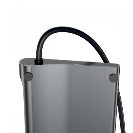 Переходник Baseus для MacBook HUB Enjoyment Series (Type-C to USB3.0+HDMI+SD/MMC+TF/Micro+LAN+VGA+PD+AUX) (CATSX-F0G) Deep Grey, темно-серый Переходник Baseus для MacBook HUB Enjoyment Series (Type-C to USB3.0+HDMI+SD/MMC+TF/Micro+LAN+VGA+PD+AUX) (CATSX-F0G) Deep Grey, темно-серый