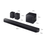 Саундбар Samsung HW-Q990F 11.1, 756 Вт Чёрный
