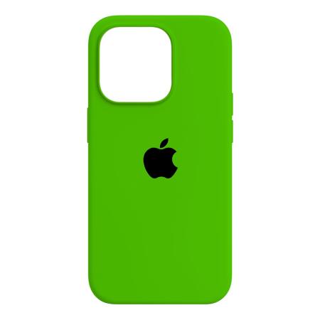 Чехол Silicone Case для Apple iPhone 14 Pro Ярко-зеленый Чехол Silicone Case для Apple iPhone 14 Pro Ярко-зеленый