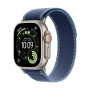 Apple Watch Ultra 3 (2025), 49 мм корпус из титана цвета «Natural», ремешок Trail Loop размера S/M цвета «Blue/Bright Blue» Apple Watch Ultra 3 (2025), 49 мм корпус из титана цвета «Natural», ремешок Trail Loop размера S/M цвета «Blue/Bright Blue»