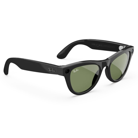 Умные очки Ray-Ban Skyler Gen 2 (RW4014), размер L, Shiny Black/G-15 Green