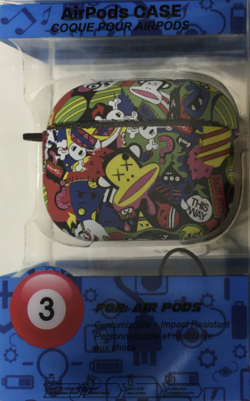 Чехол для AirPods 3 COQUE POUR с рисунком Чехол для AirPods 3 COQUE POUR с рисунком