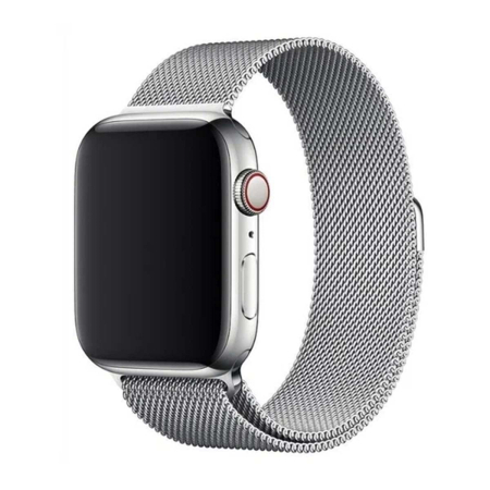 Ремешок Gurdini Milanese Loop (миланский сетчатый-10) Apple Watch 42mm/44mm Silver Ремешок Gurdini Milanese Loop (миланский сетчатый-10) Apple Watch 42mm/44mm Silver