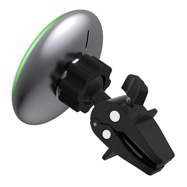 Магнитный держатель c зарядкой WiWU LIBERATOR 15W (CH-308) Черный