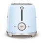 Тостер на 2 ломтика SMEG 50s style (TSF01PBEU) Пастельный голубой Тостер на 2 ломтика SMEG 50s style (TSF01PBEU) Пастельный голубой