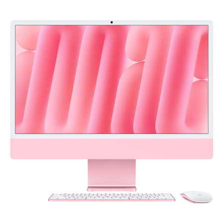 Apple iMac 24" (M4 10C CPU, 10C GPU, 2024) Retina 4,5K, 16Gb, 256Gb SSD (MWV43) Pink, розовый Apple iMac 24" (M4 10C CPU, 10C GPU, 2024) Retina 4,5K, 16Gb, 256Gb SSD (MWV43) Pink, розовый