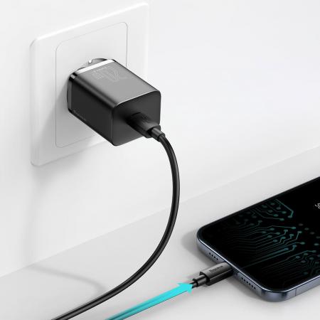 Сетевое зарядное устройство USB Type-C Baseus Super Si Quick Charger 1C 20 Вт EU (CCSUP-B01) Черный
