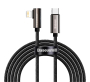 Кабель Baseus Legend Series Elbow Fast Charging Data Cable Type-C to iP PD 20W, 1 м (CATLCS-01) Чёрный Кабель Baseus Legend Series Elbow Fast Charging Data Cable Type-C to iP PD 20W, 1 м (CATLCS-01) Чёрный