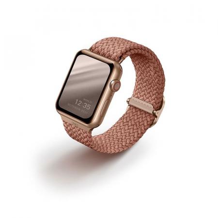 Ремешок UNIQ для Apple Watch 42/44/45 мм ASPEN Strap Braided (44MM-ASPPNK) Розовый Ремешок UNIQ для Apple Watch 42/44/45 мм ASPEN Strap Braided (44MM-ASPPNK) Розовый