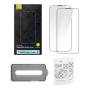Стекло для iPhone 14 Pro Max Baseus All-glass Dust-proof 1шт +FastStick (SGBL230302) Прозрачный/Черный Стекло для iPhone 14 Pro Max Baseus All-glass Dust-proof 1шт +FastStick (SGBL230302) Прозрачный/Черный