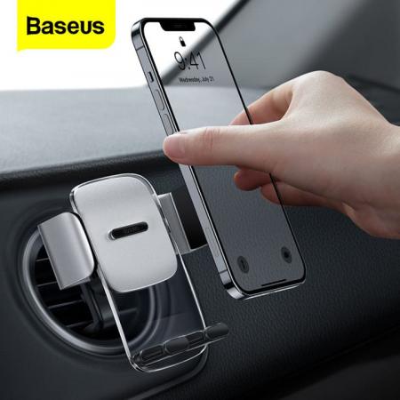 Автомобильный держатель Baseus Easy Control Clamp Car Mount Holder (SUYK000201) Черный Автомобильный держатель Baseus Easy Control Clamp Car Mount Holder (SUYK000201) Черный
