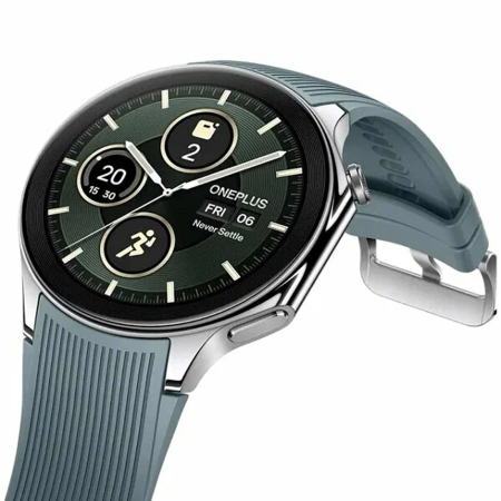 Умные часы OnePlus Watch 2 Radiant Steel, серебристый Умные часы OnePlus Watch 2 Radiant Steel, серебристый