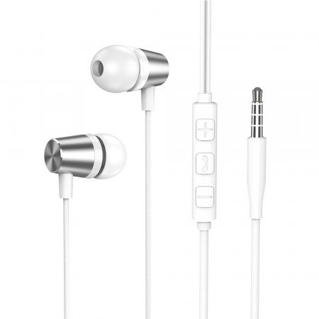Наушники Deppa Stereo Alum Mini (44184) Серебряный Наушники Deppa Stereo Alum Mini (44184) Серебряный