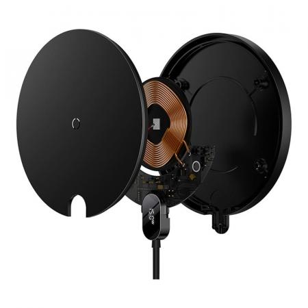 Беспроводное зарядное устройство Baseus Digital LED Display Gen 2 15W CCED000001 (BS-W526) Black, черный Беспроводное зарядное устройство Baseus Digital LED Display Gen 2 15W CCED000001 (BS-W526) Black, черный