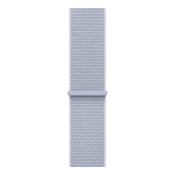 Apple Watch Series 10, 46 мм корпус из алюминия цвета «Silver», ремешок Sport Loop цвета «Blue Cloud» Apple Watch Series 10, 46 мм корпус из алюминия цвета «Silver», ремешок Sport Loop цвета «Blue Cloud»