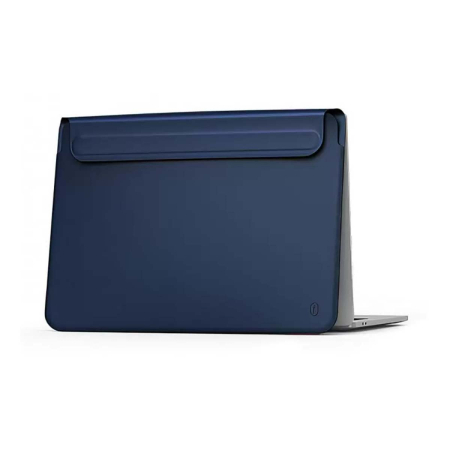 Чехол для MacBook Pro 16.2" 2021/25 WiWU Skin Pro II Leather Sleeve Синий Чехол для MacBook Pro 16.2" 2021/25 WiWU Skin Pro II Leather Sleeve Синий