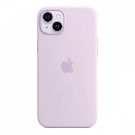 Чехол Silicone Case MagSafe для Apple iPhone 14 Plus Сиреневый Чехол Silicone Case MagSafe для Apple iPhone 14 Plus Сиреневый