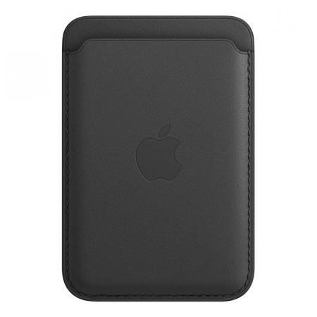 Чехол-бумажник Apple MagSafe для iPhone Black, черный Чехол-бумажник Apple MagSafe для iPhone Black, черный
