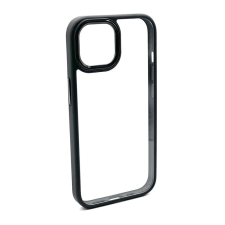 Чехол Perfect Case для Apple iPhone 15 Pro Прозрачный Черный Чехол Perfect Case для Apple iPhone 15 Pro Прозрачный Черный