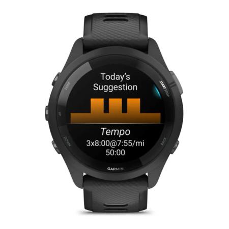 Часы Garmin FORERUNNER 265 Black, черный Часы Garmin FORERUNNER 265 Black, черный