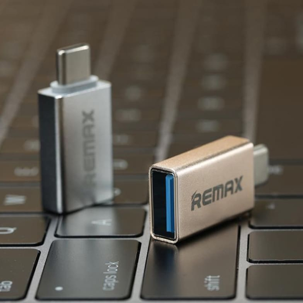 Переходник REMAX USB to Type-C Converter (RA-OTG1) Серебристый