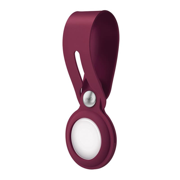 Чехол для Apple AirTag UNIQ Lino Liquid silicone (AIRTAG-VENMRN) Красный