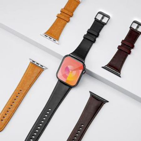 Кожаный ремешок для Apple Watch 42/44/45/49 мм WiWU (Wi-WB003) Coffee, темно-коричневый Кожаный ремешок для Apple Watch 42/44/45/49 мм WiWU (Wi-WB003) Coffee, темно-коричневый