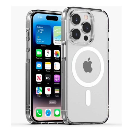 Чехол для iPhone 16 Pro Max Gurdini с Magsafe Clear, прозрачный Чехол для iPhone 16 Pro Max Gurdini с Magsafe Clear, прозрачный