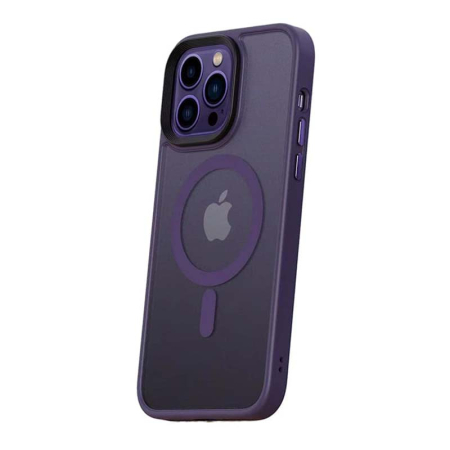 Чехол DFANS Design be different с Magsafe для Apple iPhone 14 Pro Фиолетовый Чехол DFANS Design be different с Magsafe для Apple iPhone 14 Pro Фиолетовый