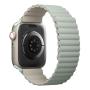 Ремешок UNIQ для Apple Watch 38/40/41 мм Revix reversible Magnetic (41MM-REVSAGBEG) Зеленый/Бежевый