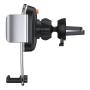 Автомобильный держатель Baseus Easy Control Clamp Car Mount Holder (Standard) For Air Outlets Silver (SUYK000112) Серебристый Автомобильный держатель Baseus Easy Control Clamp Car Mount Holder (Standard) For Air Outlets Silver (SUYK000112) Серебристый