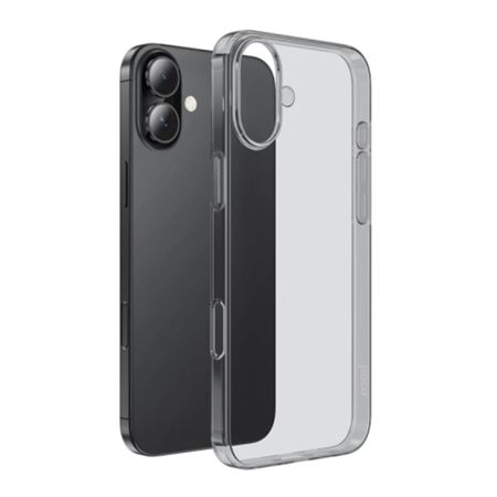 Чехол hoco. Creative Mobile phone case для Apple iPhone 16 Plus Прозрачный Черный Чехол hoco. Creative Mobile phone case для Apple iPhone 16 Plus Прозрачный Черный