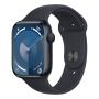 Apple Watch Series 9, 45 мм корпус из алюминия цвета «Midnight», ремешок Sport Band размера S/M цвета «Midnight»