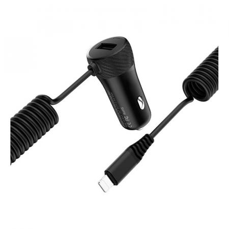 АЗУ hoco. 1 USB Fast Charger 17W 3.4A + кабель Lightning (Z21A) Черный АЗУ hoco. 1 USB Fast Charger 17W 3.4A + кабель Lightning (Z21A) Черный